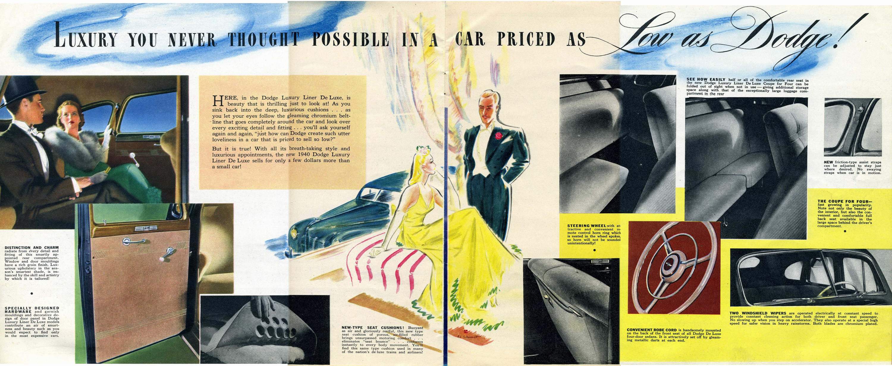 1940 Dodge Car Brochure Page 16